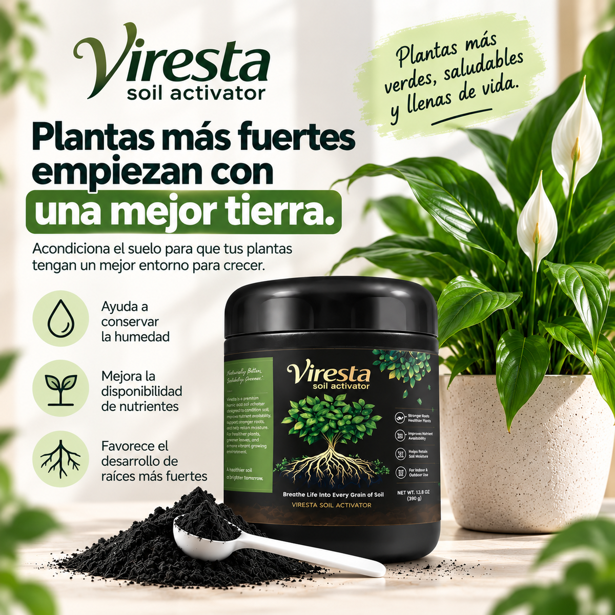 Viresta – Activa tu Suelo, Fortalece tus Plantas 🌿
