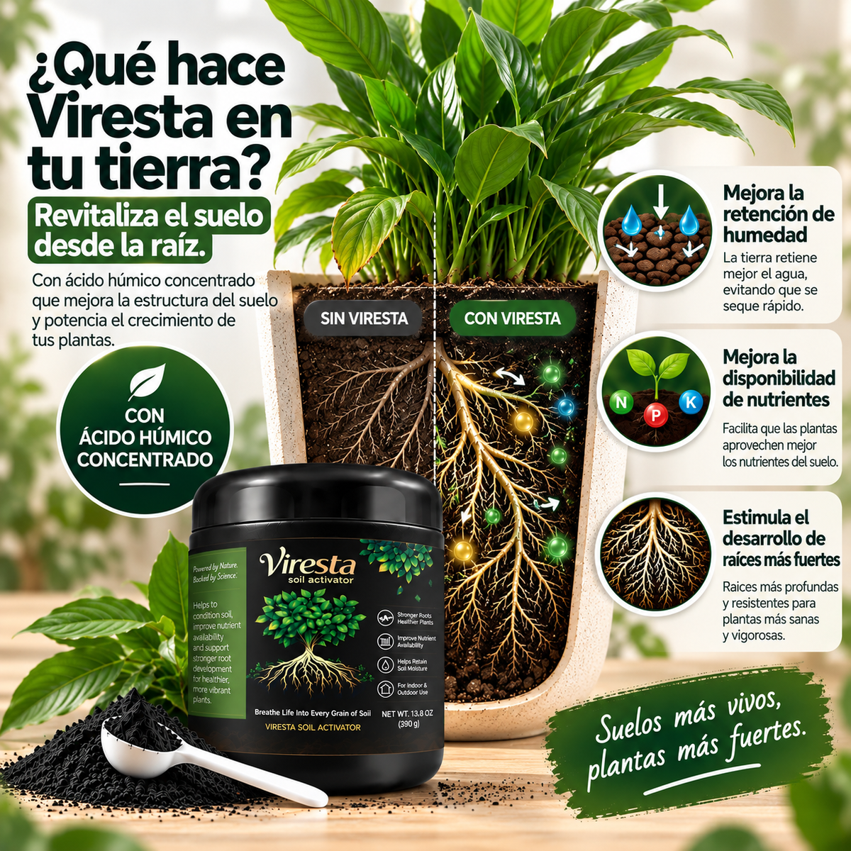 Viresta – Activa tu Suelo, Fortalece tus Plantas 🌿