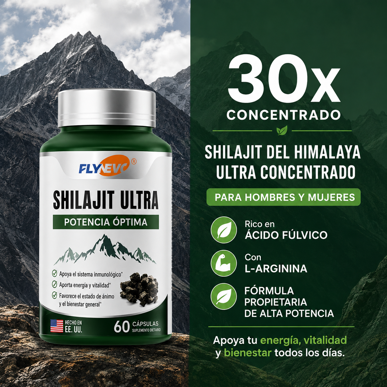 Shilajit Ultra - MAS RESISTENCIA, MAS CARACTER
