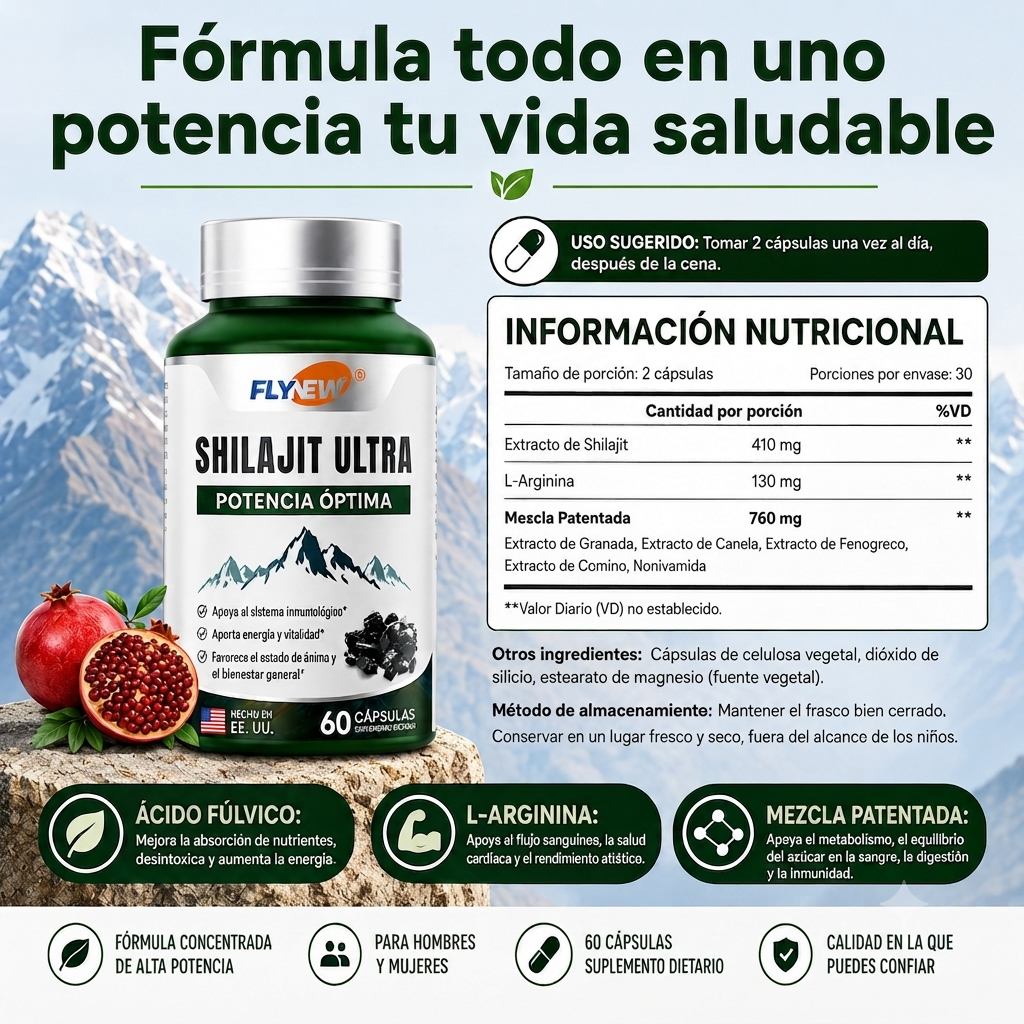 Shilajit Ultra - MAS RESISTENCIA, MAS CARACTER